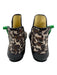 Tory Burch Shoe Size 7.5 Black, Brown & Tan Leather Cloth Leopard Print Booties Black, Brown & Tan / 7.5