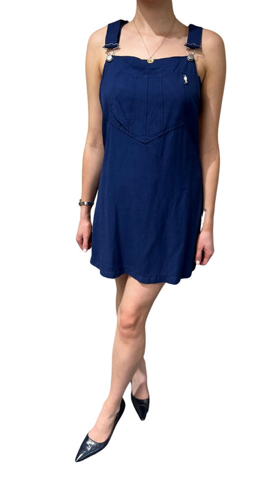 JPG Jean's / Jean Paul Gaultier Size 42/6 dark blue Side Cut Out Mini Dress