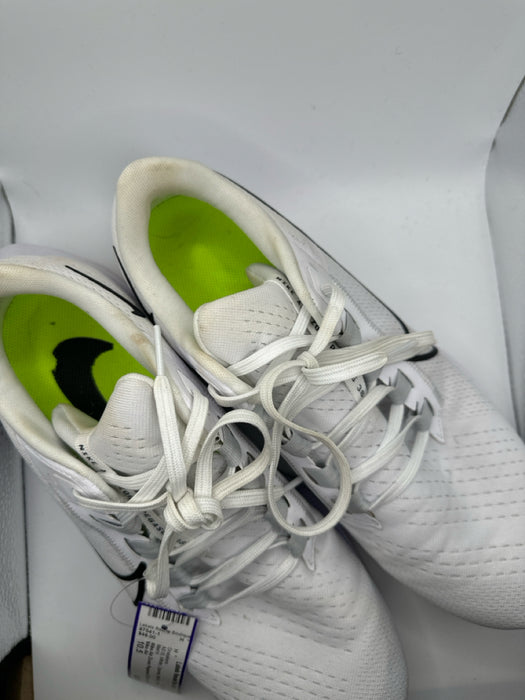 Nike Air Shoe Size 10.5 AS IS White Canvas Athletic Men's Sneakers