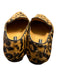 Veronica Beard Shoe Size 37.5 Black & Brown Fur Animal Print Flat Slip On Shoes Black & Brown / 37.5