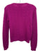 Ralph Lauren Size M Purple Cashmere Long Sleeve Slim Fit Knit Sweater Purple / M
