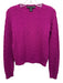 Ralph Lauren Size M Purple Cashmere Long Sleeve Slim Fit Knit Sweater Purple / M
