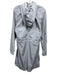 Athleta Size S Light Gray Polyester Zip Up Hood Rain jacket Coat Light Gray / S