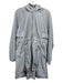 Athleta Size S Light Gray Polyester Zip Up Hood Rain jacket Coat Light Gray / S