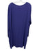 Eileen Fisher Size XL Purple Silk Long Sleeve Crepe Knee Length Dress Purple / XL
