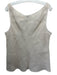 Lafayette 148 Size 18 Cream Beige Linen Sleeveless Woven Scoop Neck Tank Top Cream Beige / 18