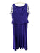 Daymor Couture Size 20 Purple Triacetate Blend Rhinestone Detail Web Gown Purple / 20