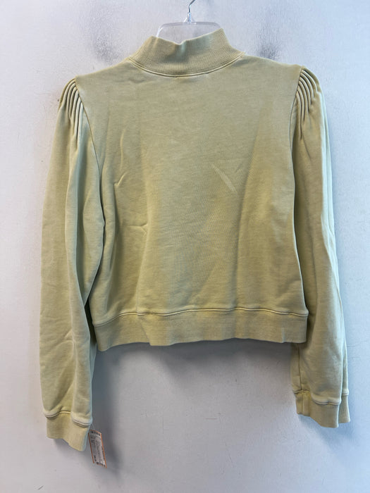 Sea New York Size XS Yellow Cotton Long Sleeve solid color high neck Sweater