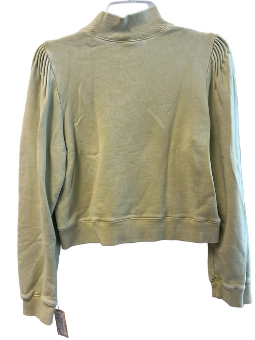 Sea New York Size XS Yellow Cotton Long Sleeve solid color high neck Sweater