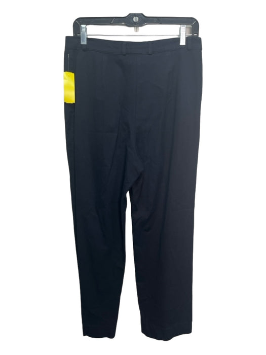 St John Sport Size 8 Black Cotton High Rise Pants Black / 8