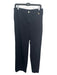 St John Sport Size 8 Black Cotton High Rise Pants Black / 8