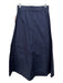 Goop G. Label Size 4 Navy Blue Cotton Elastic Waist Solid Pockets Maxi Skirt Navy Blue / 4