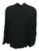 The Row Size XS Black Viscose Button Down Collar Long Sleeve Top Black / XS