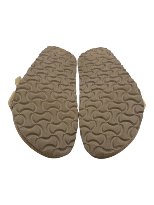 Birkenstock Shoe Size 39 Gray & White Leather Nubuck Camoflage Buckles Sandals Gray & White / 39
