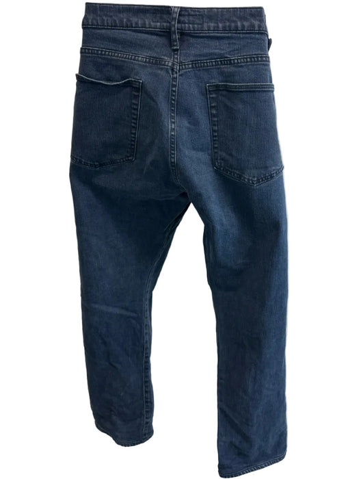 Burberry Size 40 Dark Wash Cotton Blend Solid Jean Men's Pants