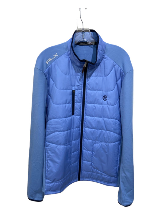 RLX Size L Blue Polyester Zipper Men's Jacket L