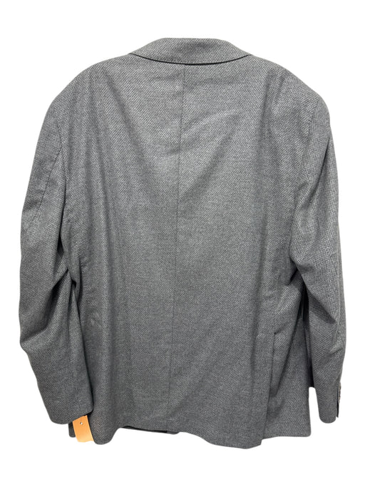 Peter Millar Gray Wool Blend Solid 2 Button Men's Blazer Gray / 44