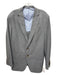 Peter Millar Gray Wool Blend Solid 2 Button Men's Blazer Gray / 44