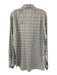Hagen Size L/XL Tan & Blue Cotton Plaid Button Up Men's Long Sleeve Shirt Tan & Blue / L/XL