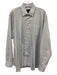 Calder Carmel Size L Gray & Blue Cotton Plaid Button Up Men's Long Sleeve Shirt Gray & Blue / L