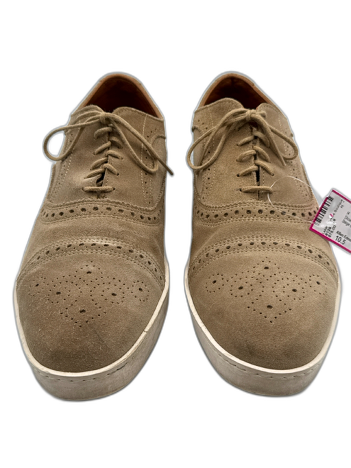 Allen Edmonds Shoe Size 10.5 Beige & White Suede Men's Shoes Beige & White / 10.5