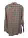Alan Paine Size L Orange & Multi Cotton Plaid Button Down Long Sleeve Shirt Orange & Multi / L