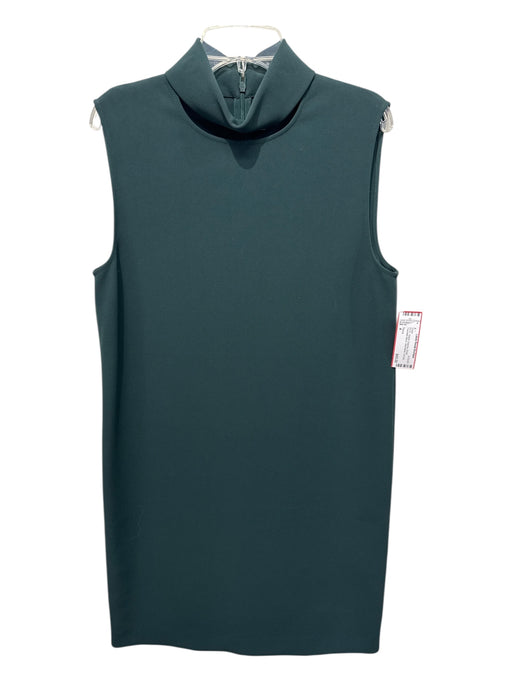 Theory Size 4 Green Triacetate Blend Sleeveless Cut Out Below Knee Dress Green / 4
