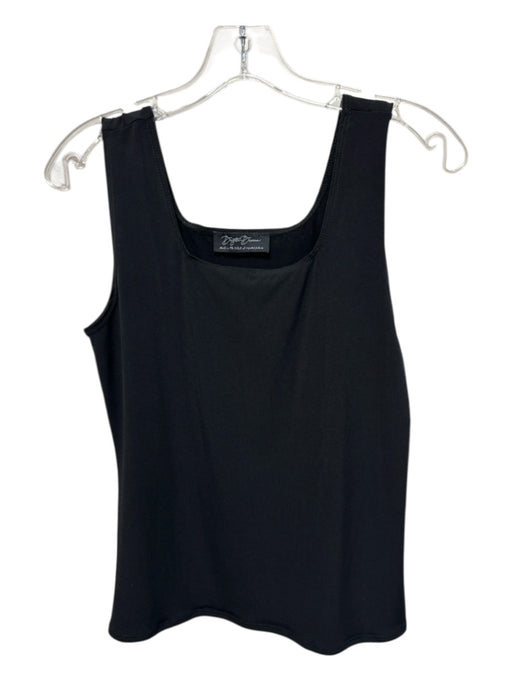 Brigitte Brianna Size Small Black Polyester Blend Tank Elastic Waist Pant Set Black / Small