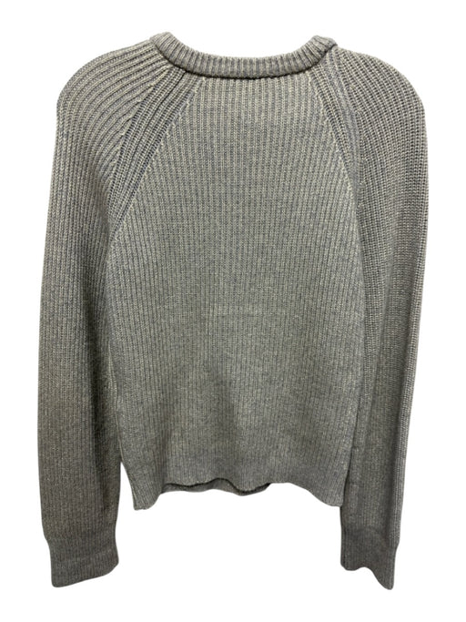 Stella McCartney Size S Gray & Beige Cashmere Blend Ribbed Knit Sweater Gray & Beige / S
