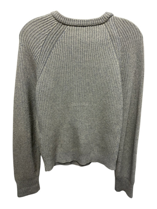 Stella McCartney Size S Gray & Beige Cashmere Blend Ribbed Knit Sweater Gray & Beige / S