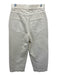 Khaite Size 28 Cream White Cotton Denim High Rise Pocket Straight Leg Jeans Cream White / 28