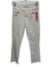 Mother Size 27 White Cotton Denim Raw Hem High Rise Straight Leg Jeans White / 27