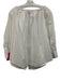 Ermanno Firenze Size 40 White Cotton Off Shoulder Faux Pearl Accent Top White / 40