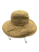 Helen Kaminski Beige Raffia Woven Wide Brim Hat Beige / One Size
