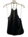 Retrofete Size M Black Polyester Halter Neck Rhinestone Top Black / M