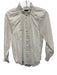 Veronica Beard Jeans Size S White Cotton Button Front Mock Neck Long Sleeve Top White / S