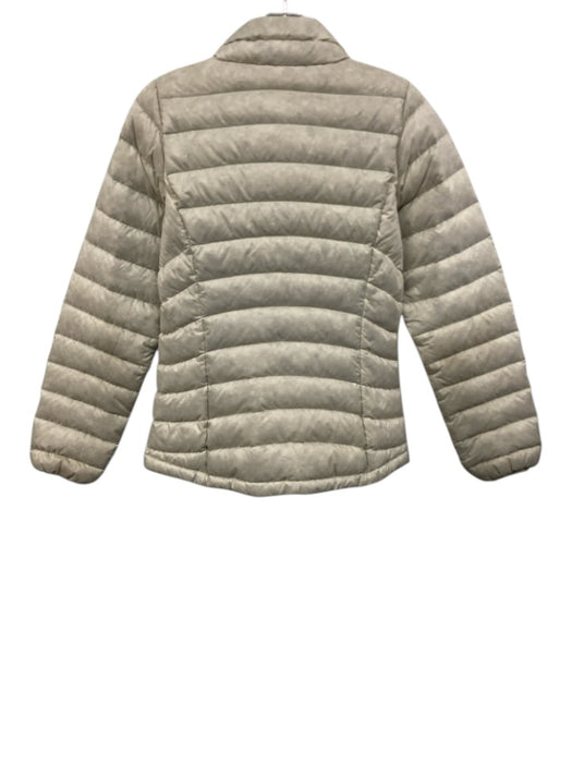 Patagonia Size XL Cream Nylon Zip Front Puffed Long Sleeve Jacket Cream / XL