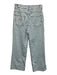 Ganni Size 27 Blue & White Cotton Striped Zip & Button Pockets Jeans Blue & White / 27