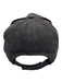 Isabel Marant Black Cotton Embroidered Velcro Strap Hat Black