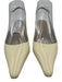 Sam Edelman Shoe Size 6 Cream Patent Leather Buckle Straps Kitten Heel Pumps Cream / 6