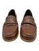 Jenni Kayne Shoe Size 36 Brown Leather Loafer Croc Embossed Shoes Brown / 36
