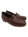 Jenni Kayne Shoe Size 36 Brown Leather Loafer Croc Embossed Shoes Brown / 36