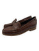 Jenni Kayne Shoe Size 36 Brown Leather Loafer Croc Embossed Shoes Brown / 36