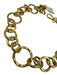 No Brand Gold Metal Hook Closure Chain Link Necklace Gold