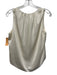 Veronica Beard Size 6 Ivory White Polyester Blend Sleeveless Button Front Top Ivory White / 6