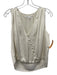 Veronica Beard Size 6 Ivory White Polyester Blend Sleeveless Button Front Top Ivory White / 6