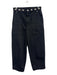 Khaite Size 29 Black Cotton Denim High Rise Studded Patch Pocket Tapered Jeans Black / 29