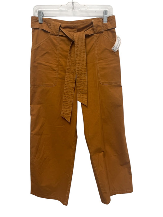 sessun Size 40 Orange Brown Cotton Blend High Rise Patch Pockets Pants Orange Brown / 40