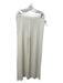 Zara Size L Cream Acrylic Knot Scoop Neck Sleeveless Elastic Waist Pant Set Cream / L