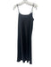 All Saints Size 10 Black Polyester Blend Satin Spaghetti Strap Slip Dress Black / 10